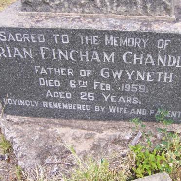 CHANDLER Brian Fincham -1959