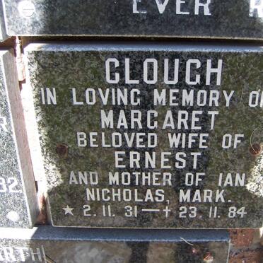 CLOUGH Margaret 1931-1984