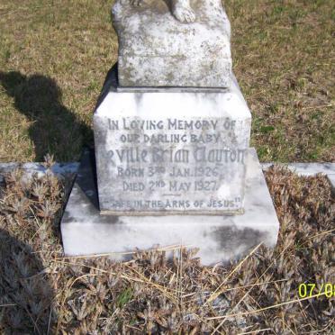 CLAYTON Neville Brian 1926-1927