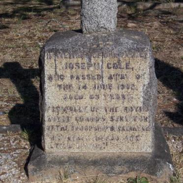 COLE Joseph -1902