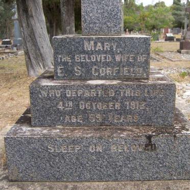 CORFIELD Mary -1912