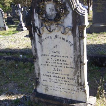 COLLINS Kate -1904 :: KERR Agnes Mildred -1904