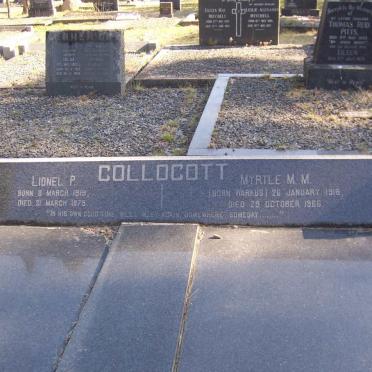 COLLOCOTT Lionel P. 1919-1975 &amp; Myrtle M.M. WARKUS 1918-1966