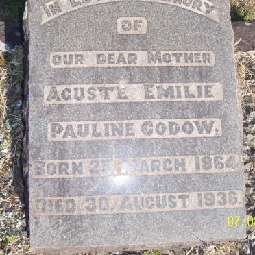 CODOW Agusta Emilie Pauline 1864-1936