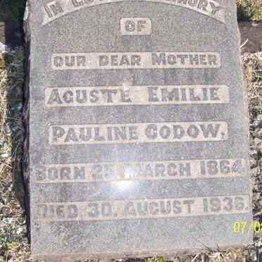 CODOW Agusta Emilie Pauline 1864-1936