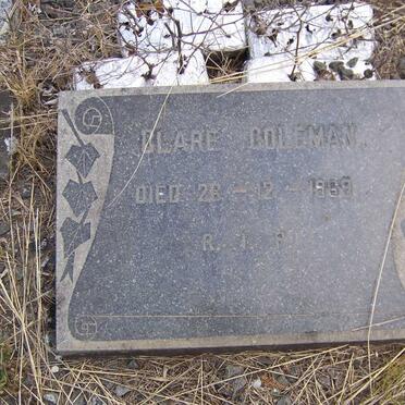 COLEMAN Clare -1969