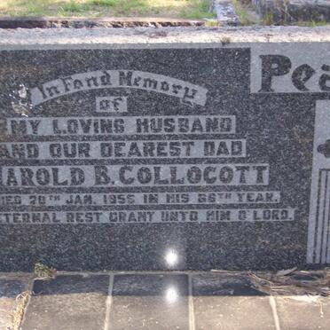 COLLOCOTT Harold B. ?-1956