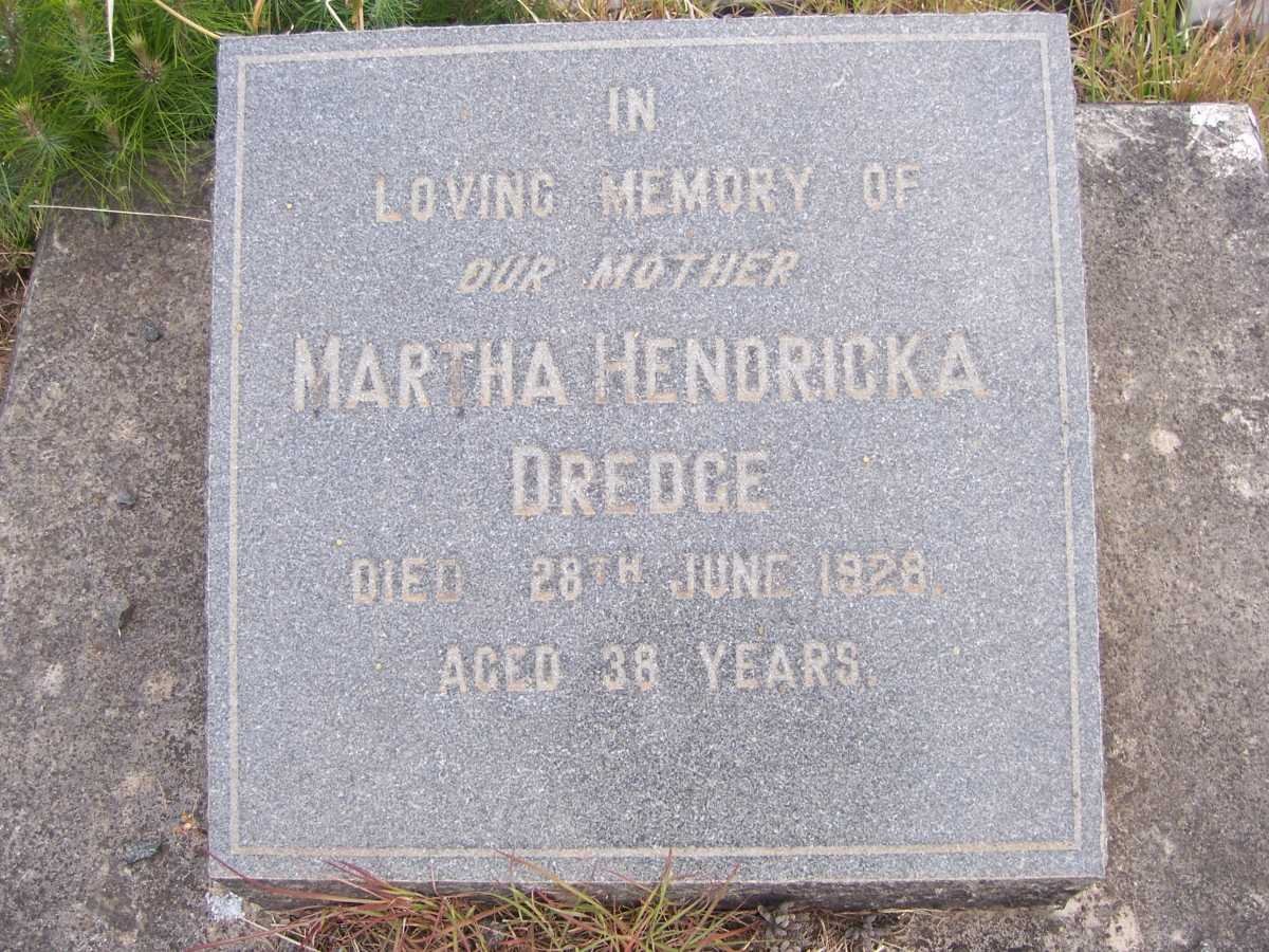 DREDGE Martha Hendricka -1928