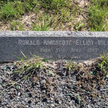 ELLIOT-WILSON Ronald Kingscote 1907-1954