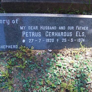 ELS Petrus Gerhardus 1920-1974