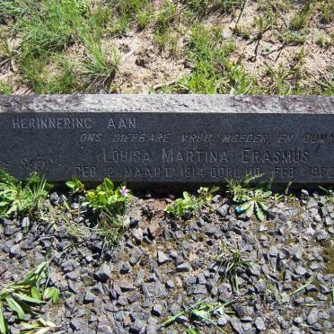 ERASMUS Louisa Martina 1914-1962