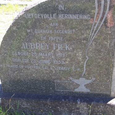FICK Aubrey 1919-1953