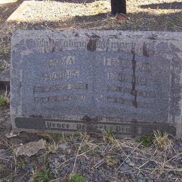 FROHBUS Ferdinand &amp; Emma 1892-1967