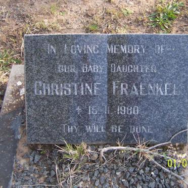 FRAENKEL Christine -1980