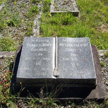 GARDNER William Calvert 1881-1954 &amp; Clarice Ruby 1883-1974
