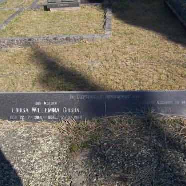 GIBSON H. Henry &amp; Louisa Wilhelmina 1904-1988