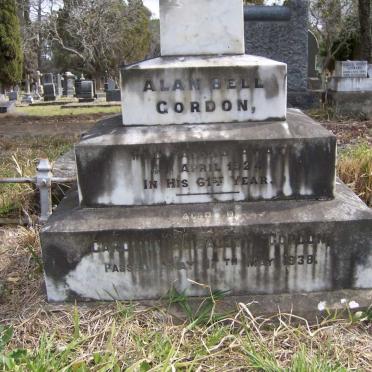 GORDON Alan Bell -1924 &amp; Caroline Elizabeth -1938
