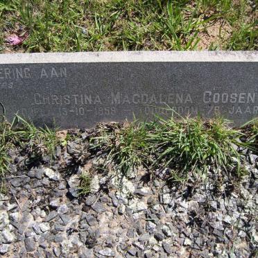 GOOSEN Christina Magdalena -1959