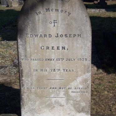 GREEN Edward Joseph -1925