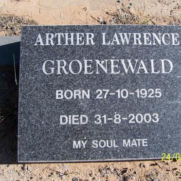 GROENEWALD Arthur 1925-2003