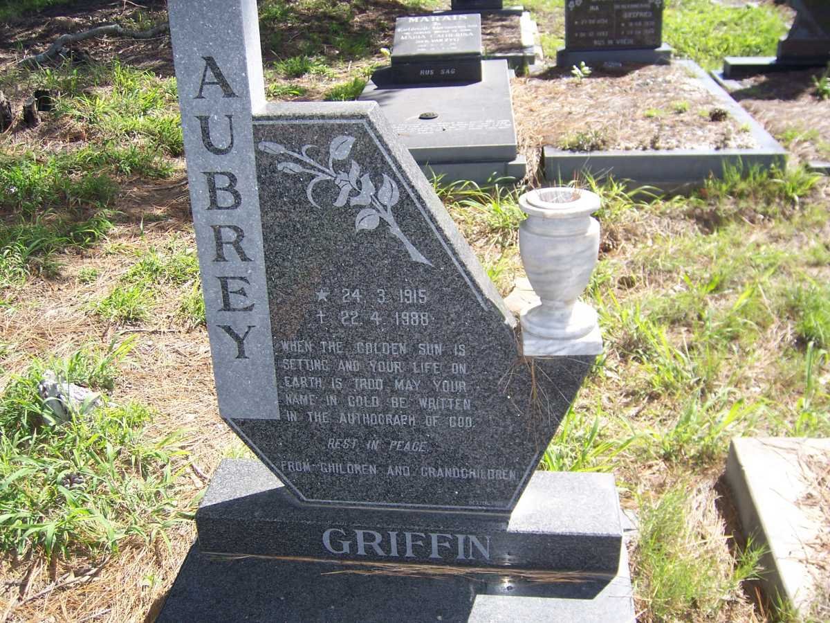 GRIFFIN Aubrey 1915-1988