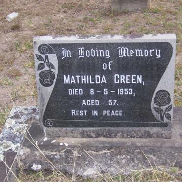 GREEN Mathilda -1953