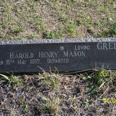 GRELLERT Harold Henry Mason 1882- &amp; Isabella Charlotte 1885- 