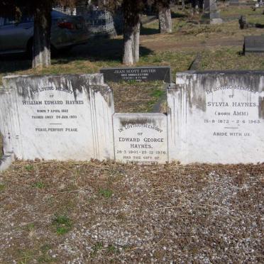 HAYNES William Edward 1862-1930 &amp; Sylvia AMM 1872-1963 ::  HAYNES Edward George 1901-1976