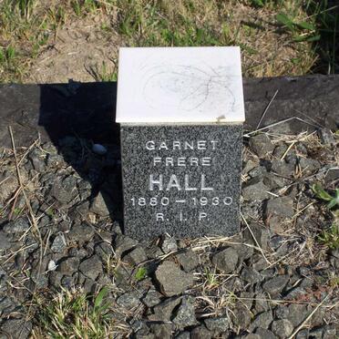 HALL Garnet Frere 1880-1930