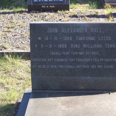 HALL John Alexander 1896-1969