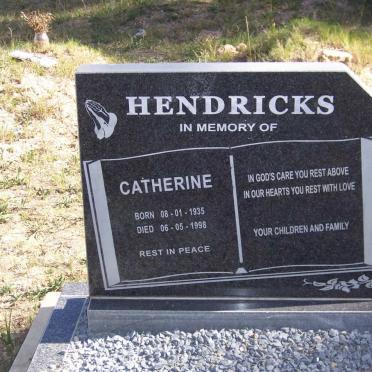 HENDRICKS Catherine 1935-1998