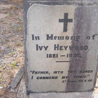 HEYWOOD Ivy 1881-1936
