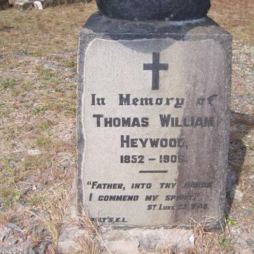HEYWOOD Thomas William 1852-1906