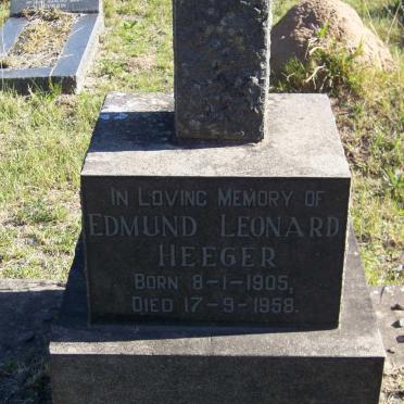 HEEGER Edmund Leonard 1905-1958