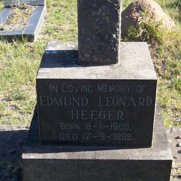 HEEGER Edmund Leonard 1905-1958