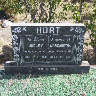HORT Dudley 1922-1980 &amp; Margaretha 1920-1976