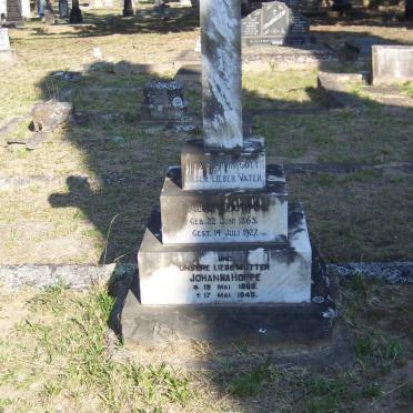 HOPPE Adolf 1863-1927 &amp; Johanna 1869-1945