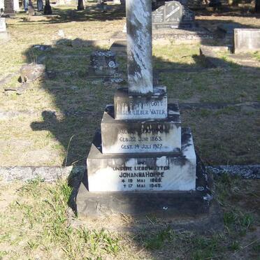 HOPPE Adolf 1863-1927 &amp; Johanna 1869-1945