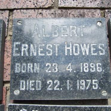 HOWES Albert Ernest 1896-1975
