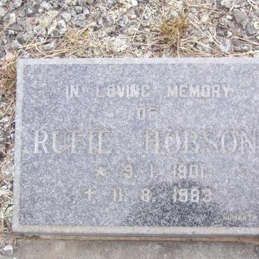 HOBSON Rufie 1901-1983