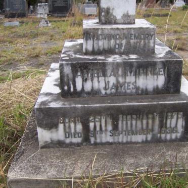 JAMES Amelia nee MINNIE 1875-1936
