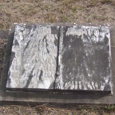 JAMES Justin R.L. 1896-1965 &amp; Ernestine H.M. 1900-1964