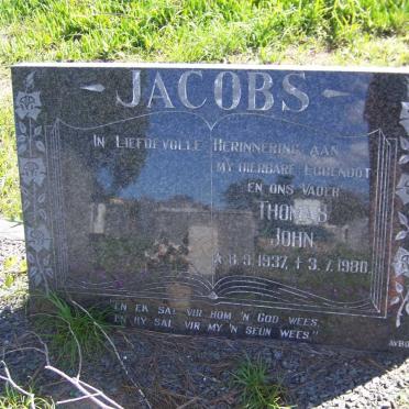 JACOBS Thomas John 1937-1980