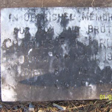 JORDAAN Charles F.J. 1935-1964