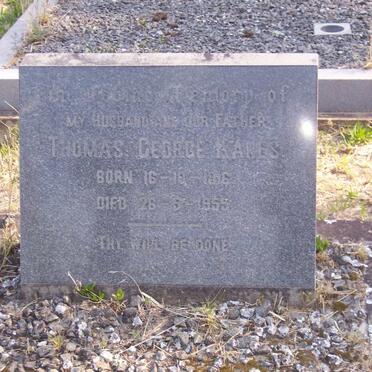 KANES Thomas George 1916-1955