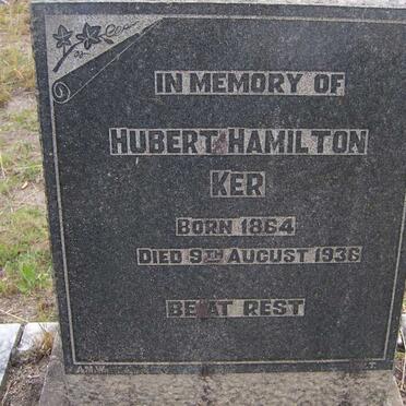 KER Hubert Hamilton 1864-1936