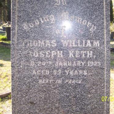 KETH Thomas William Joseph -1923