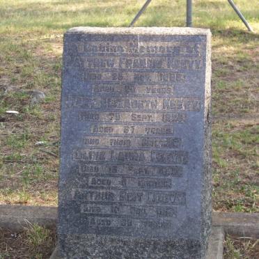 KEEVY Matthew Francis -1886 &amp; Mary Elizabeth -1926 :: KEEVY Olive Laura -1882