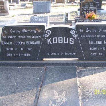 KOBUS Ewald Joseph Bernard 1899-1980 &amp; Helene Maria 1898-1980