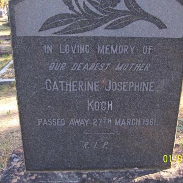 KOCH Catherine Josephine -1961